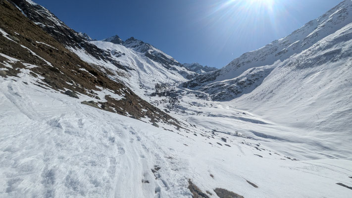 Vers le chalet du Milieu