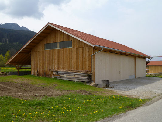 Neubau eines Gerätestadels