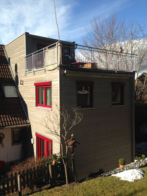Anbau von zusätzlichen Wohnräumen an ein bestehendes Wohnhaus