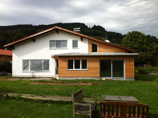 Erweiterung eines bestehenden Einfamilienhauses