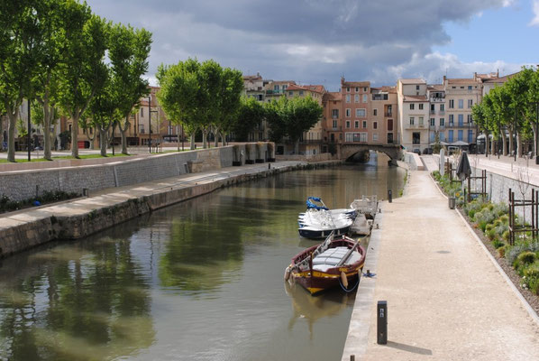 Canal de la Robine - geht mitten durch die Stadt