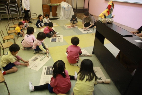 幼稚園リトミック　ハロウィン　どれみ音楽教室