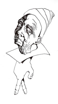 Sans titre, 2010, stylo et encre sur papier, 21 x 15 cm