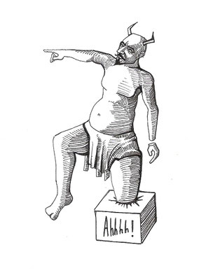 Ahhh !, 2010, stylo et encre sur papier