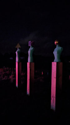 Metamorfosiak, 2024, techniques diverses (vue nocturne)