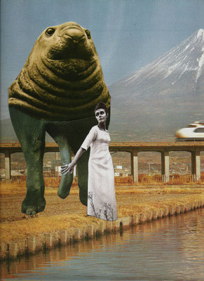 L'amour courtois, 2009, collage (collection particulière)
