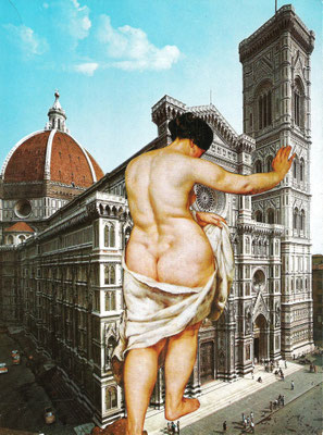 Visite de Florence, 2013, collage