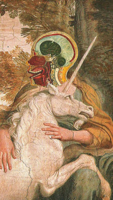 La dame à la licorne, 2015, collage
