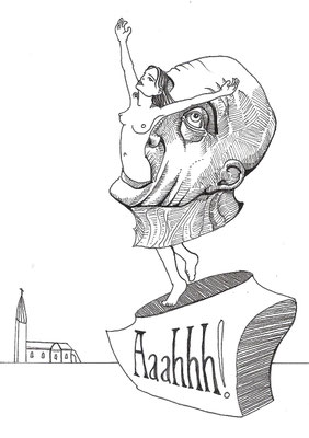 Aaahhh !, 2010, stylo et encre sur papier