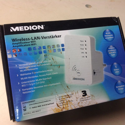 Medion Wireless LAN Verstärker 25.00