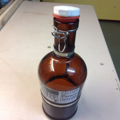 Bierflasche zum Nachfüllen mit Nostalgie-Wert 30.00