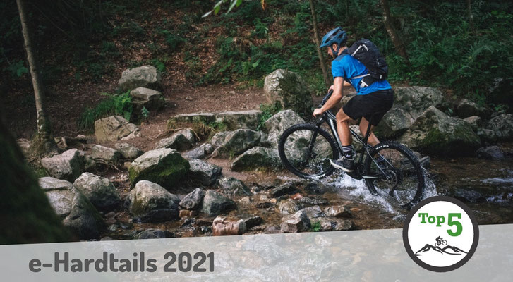 Die besten Hardtail e-Mountainbikes 2021