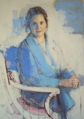 Porträt Julie von S. `21 / 100 x 71                       Private collection near Munich
