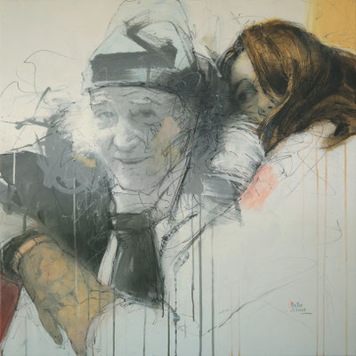 Etüde.6  `22 / 101 x 101    Private collection Rome