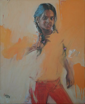 Porträt Lucia '15 / 100 x 80                 Private collection Berlin