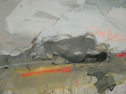 Landschaft in Kalabrien VII   '21 / 51 x 68   
