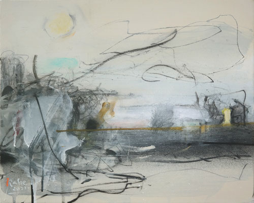 Landschaft in Kalabrien, IX  `21 / 40 x 50   
