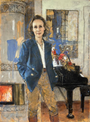 Portrait Susanne  ´24 / 120 x 90   Privat collection Munich