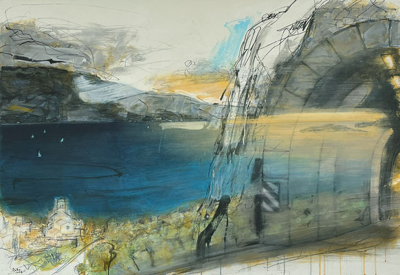 Reise an den Gardasee `24 / 110 x 160  Private collection Munich