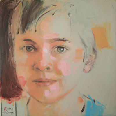 Porträt Konstantin '19 / 50 x 50                      Private collection near Munich