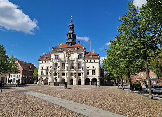 Das Lüneburger Rathaus am Marktplatz