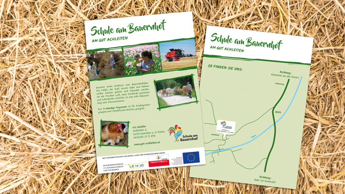 Flyer Schule am Bauernhof – Winklergut