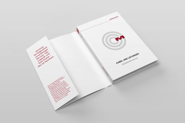 Gestaltung Flappenhülle für technischen Katalog - MEINHART 