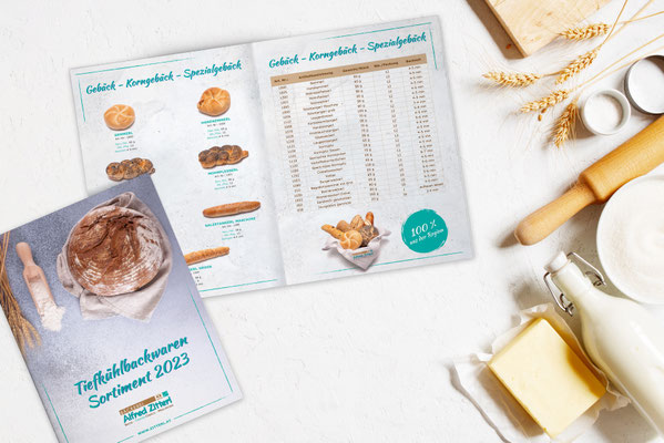 Sortimentskatalog, Produktfotos - Bäckerei Zitterl