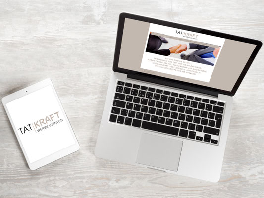 Logo, Webseite – Tatkraft Werbung GmbH