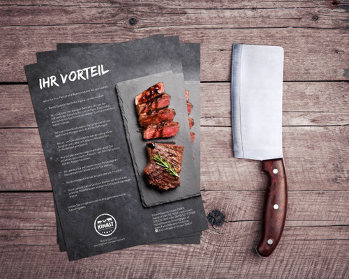 Flyer – Fleischhauerei Kinast
