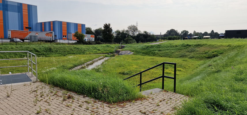 Deponie Industriestraße - Erschließung/Entwässerung Sportzentrum