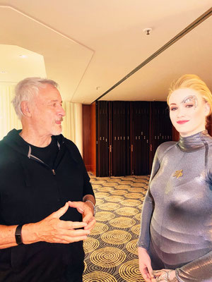 Me interviewing Mr. John De Lancie for startrek.de  @FedCon31-27.05.2023