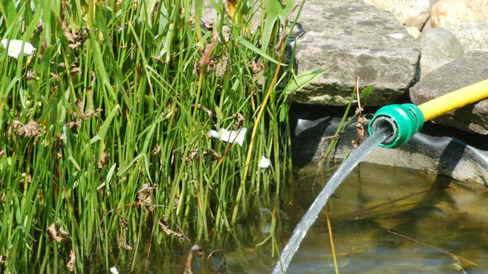 Wasserzulauf