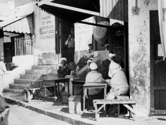 Ein Kaffehaus in Tanger.