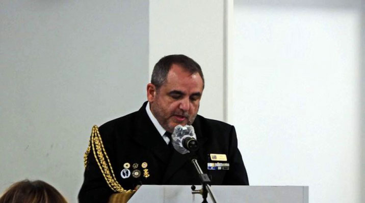 Grußwort vom Marineattaché KptzS. Ruiz Tocci - Uruguay.
