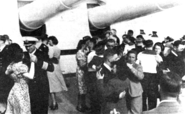 Das Bordfest auf der "Graf Spee"