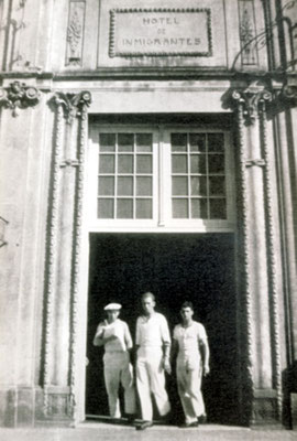 Haupeingang zum "Hotel de Inmigrantes".