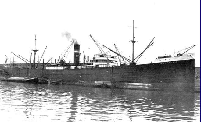 Frachter "Montevideo".