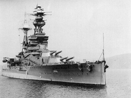 Die HMS "Royal Oak".