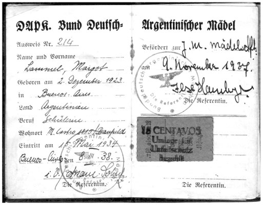 "Bund Deutsch-Argentinischer Mädel".