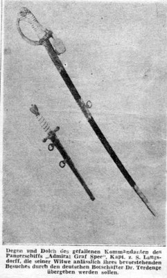 Sebel und Dolch von Hans Langsdorff.
