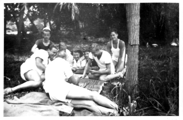 Skat spielen im "KdF-Park in Punta Chica".