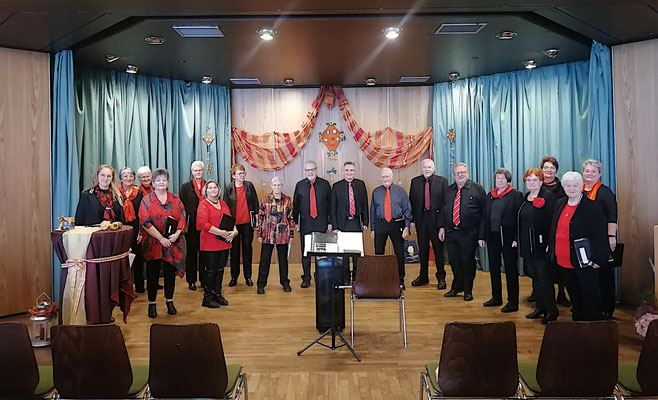 Vorm Konzert, gut gelaunt "Cantare Filmare