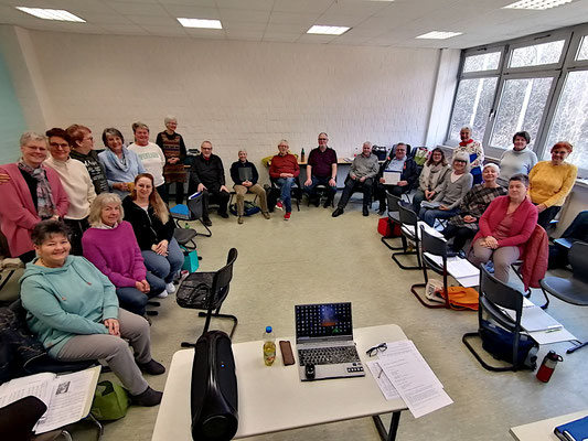 Chor-Workshop - keine*r wollte dabei fehlen.