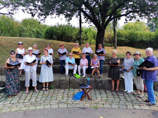 Darf nicht fehlen: Das Gruppenfoto