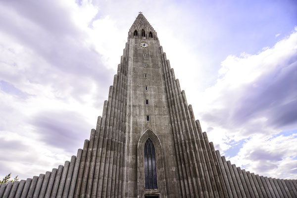 The famous church of Reykjavic