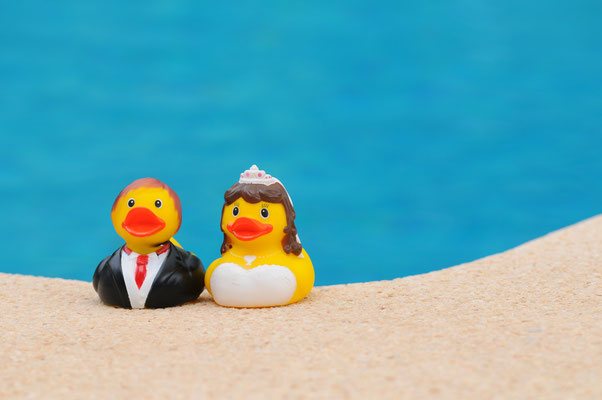 Pool wedding