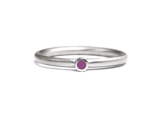 Stapelring Farbeinlage: VIOLETT