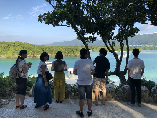 Lab trip 2018 @ Kabira bay, Ishigaki island