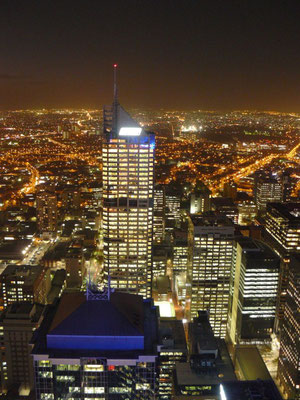 Melbourne at night